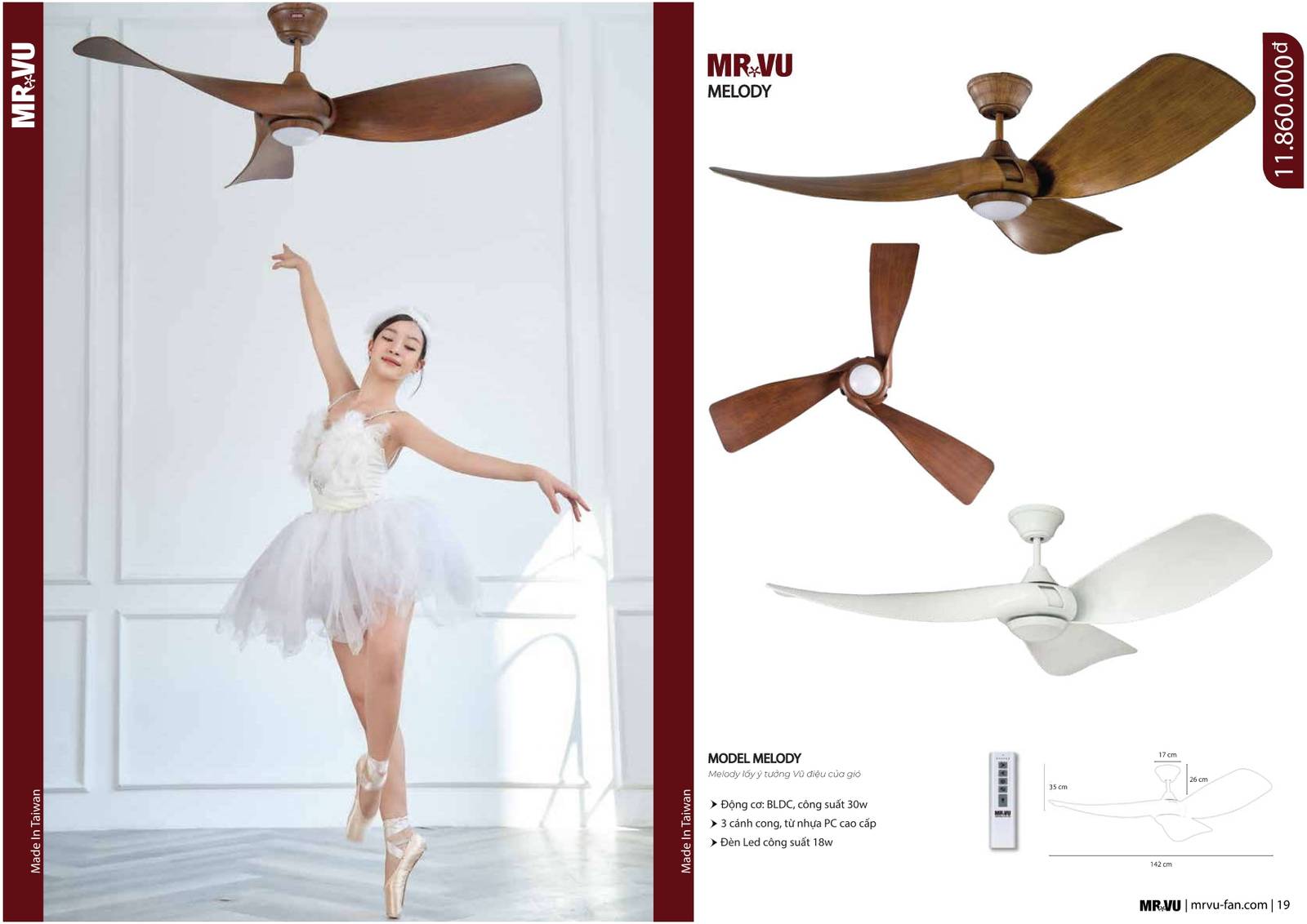 Bảng giá và Catalogue Quạt trần Mr Vũ mới nhất 2024 /Page 